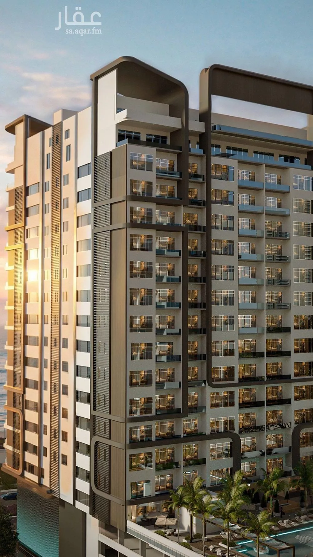 شقة 2 غرف في البحر 5