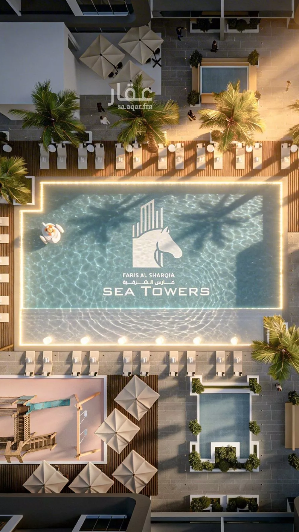 شقة 1 غرف في البحر 3