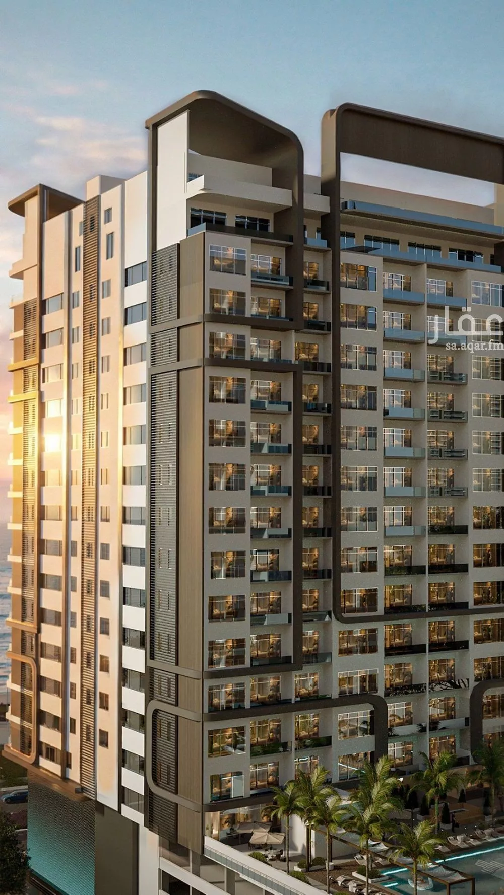 شقة 1 غرف في البحر 5