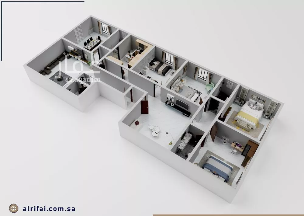 6 bedroom apartment in Al Bawadi 15