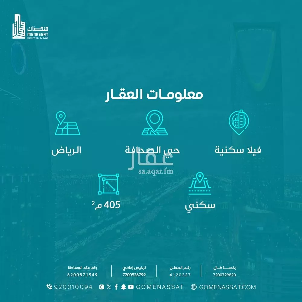 فيلا 6 غرف في الصحافة 3