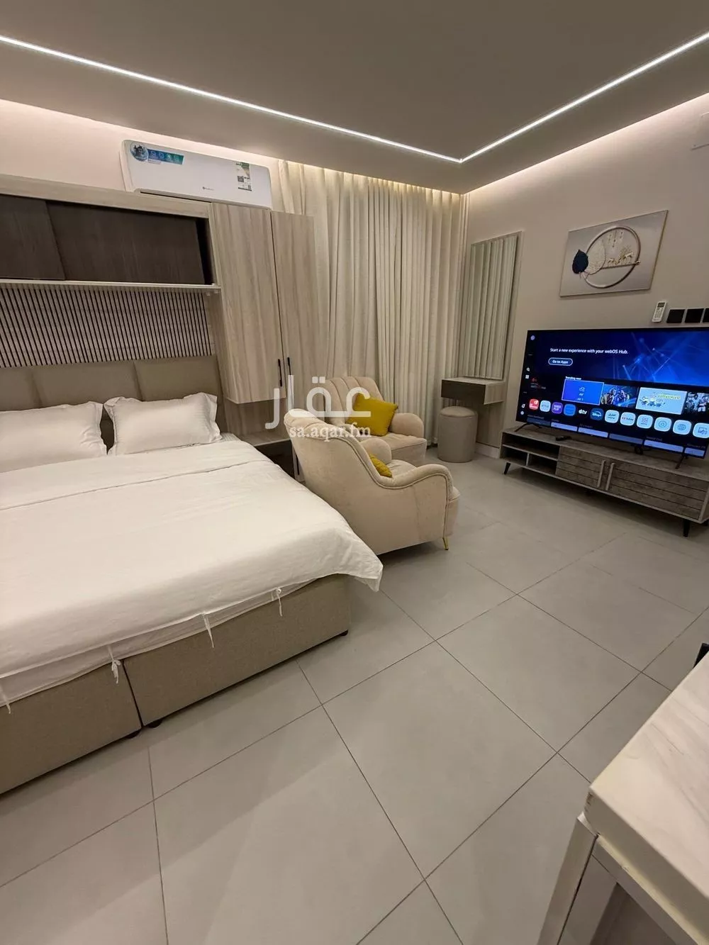 شقة 1 غرف في النخيل 1