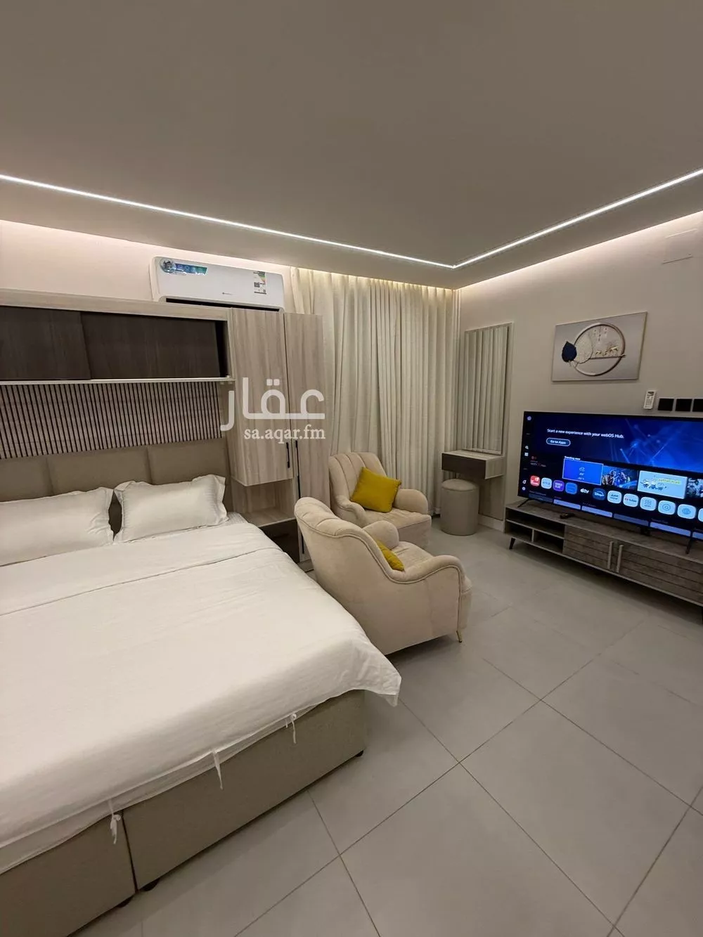 شقة 1 غرف في النخيل 6