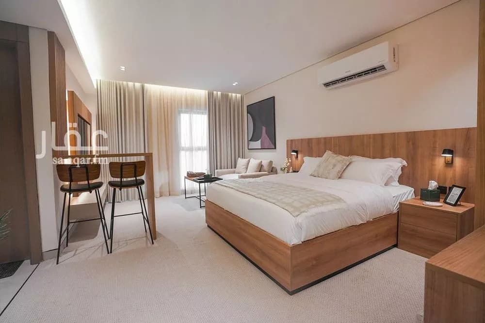 شقة 1 غرف في الملقا 2