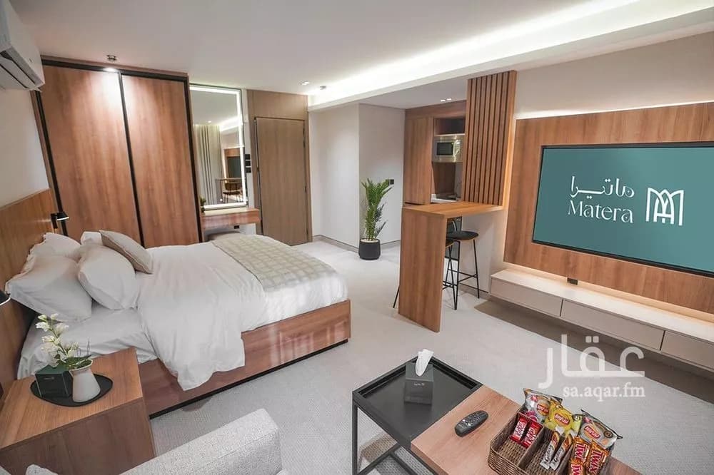 شقة 1 غرف في الملقا 4