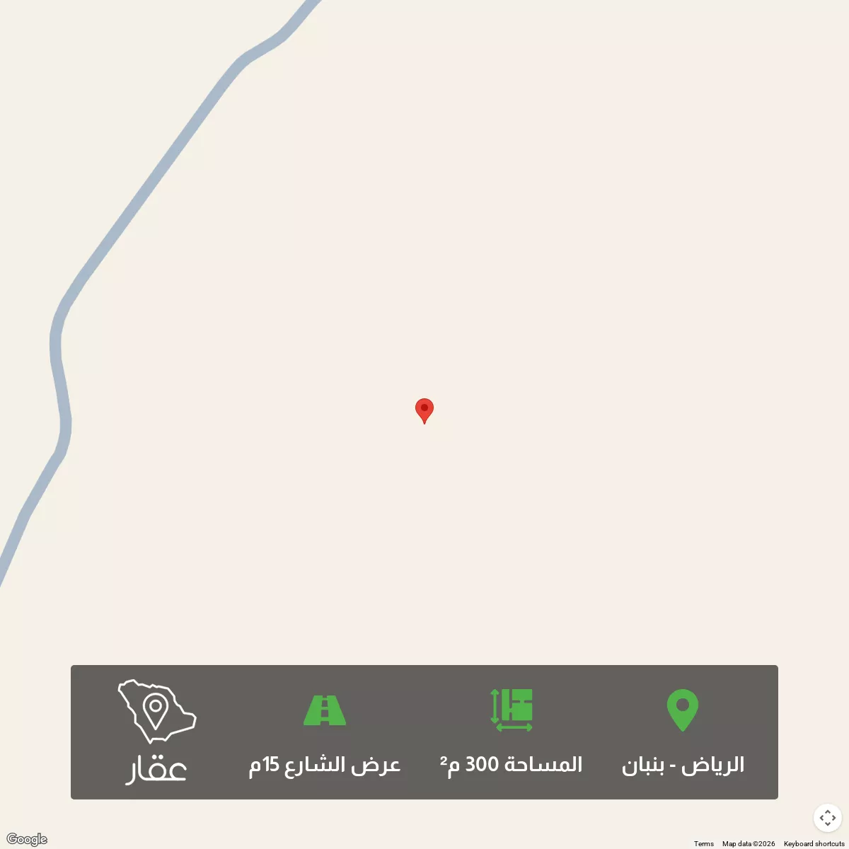 أرض 300 م² في بنبان 4