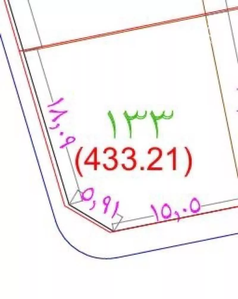 433 sqm land in Al Jissah 3