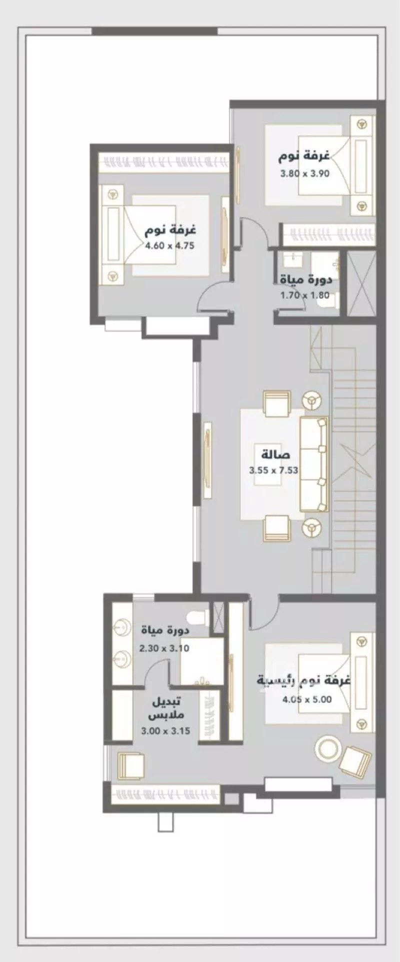 فيلا 5 غرف في الرياض 3