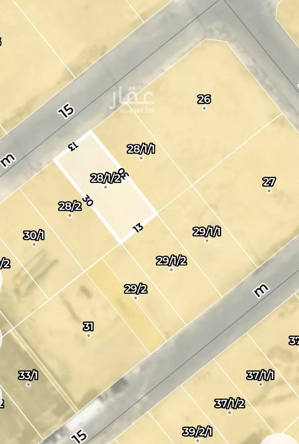 390 sqm land in Qasr Al Khaleej 4