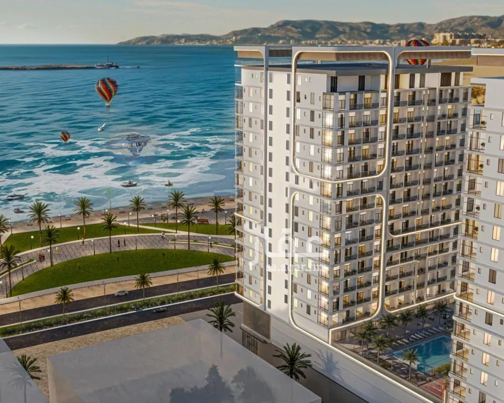 شقة 1 غرف في البحر 6