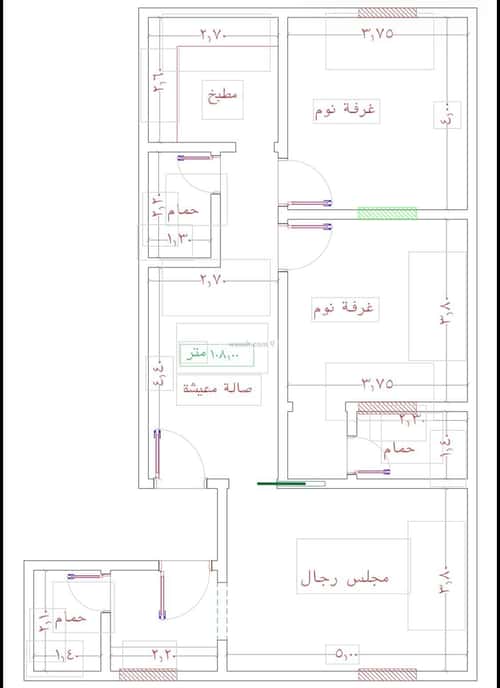 شقة 3 غرف في الجامعة 2