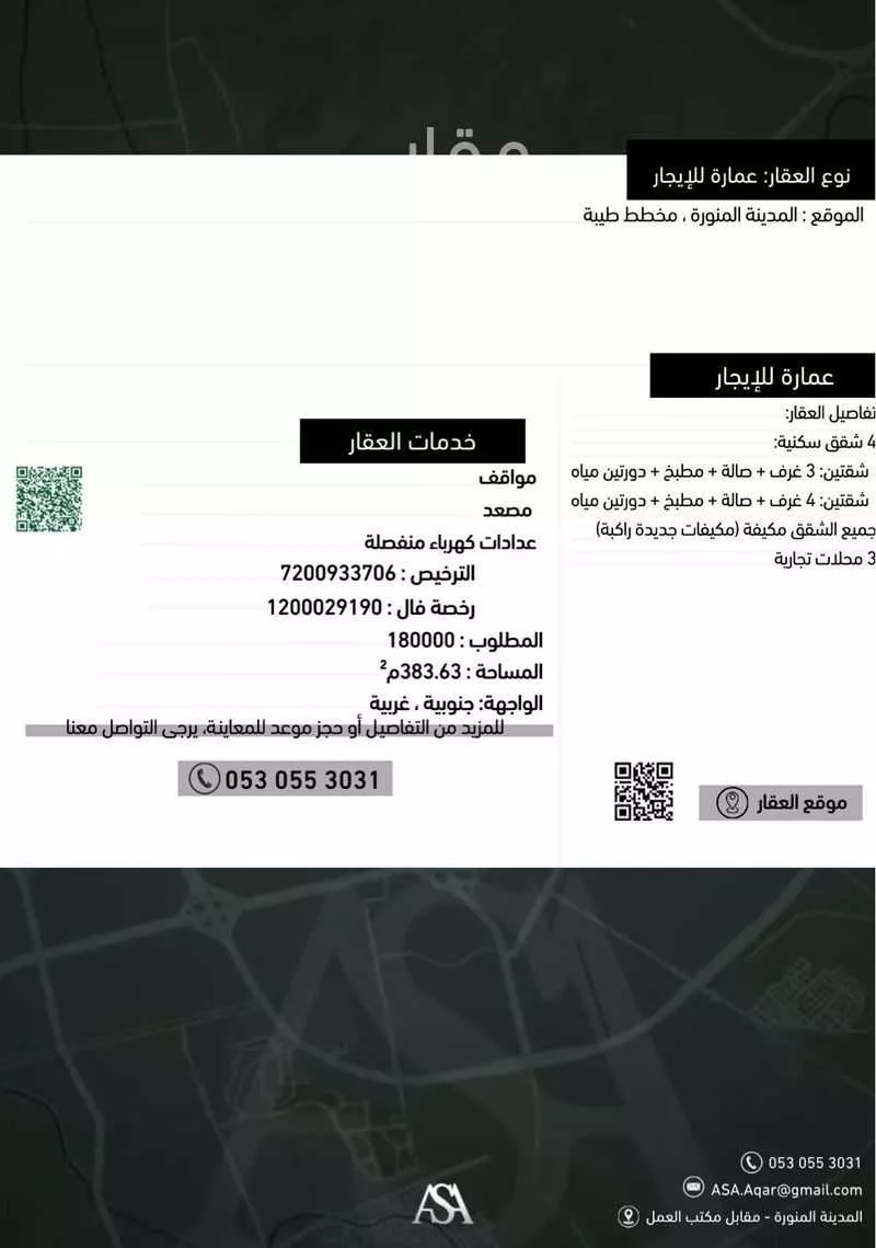 383 sqm building in Qalat Makhit 2