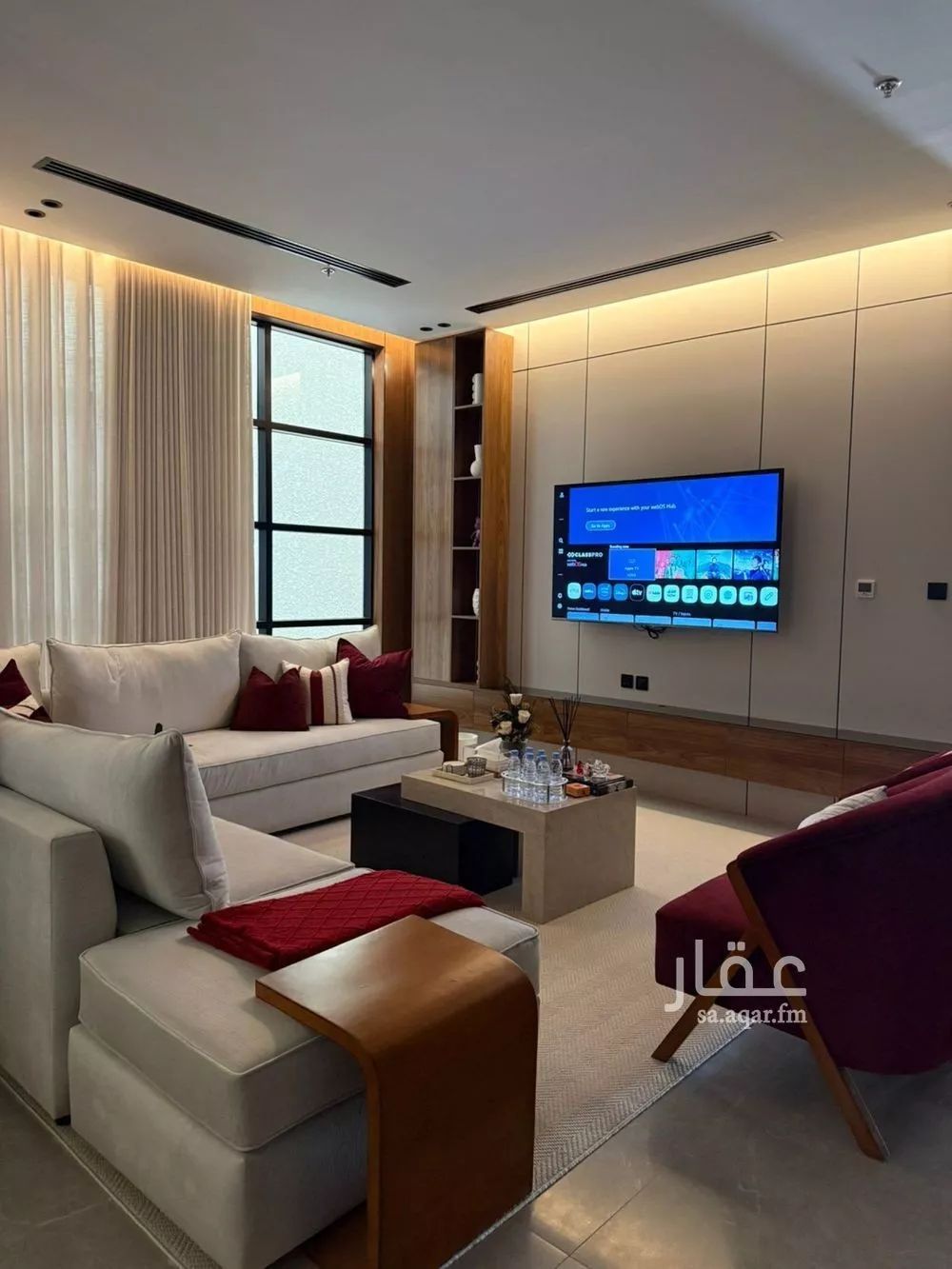 شقة 3 غرف في الملقا 12