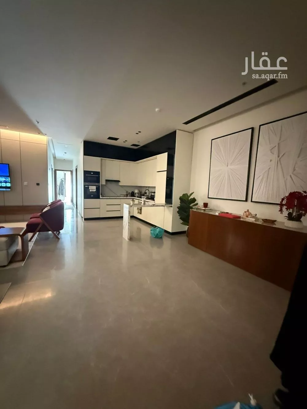 شقة 3 غرف في الملقا 5