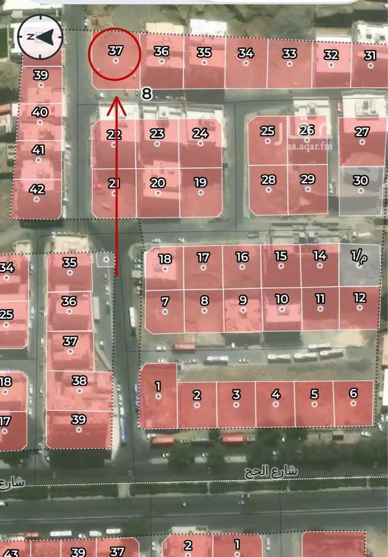 أرض 714 م² في وادي جليل