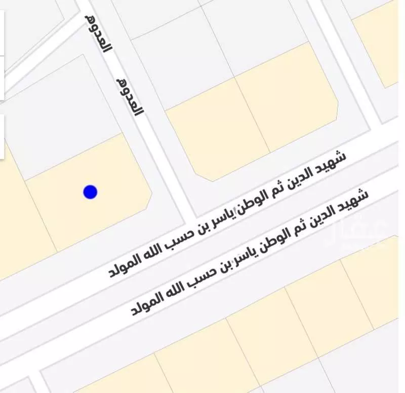 أرض 875 م² في الشوقية