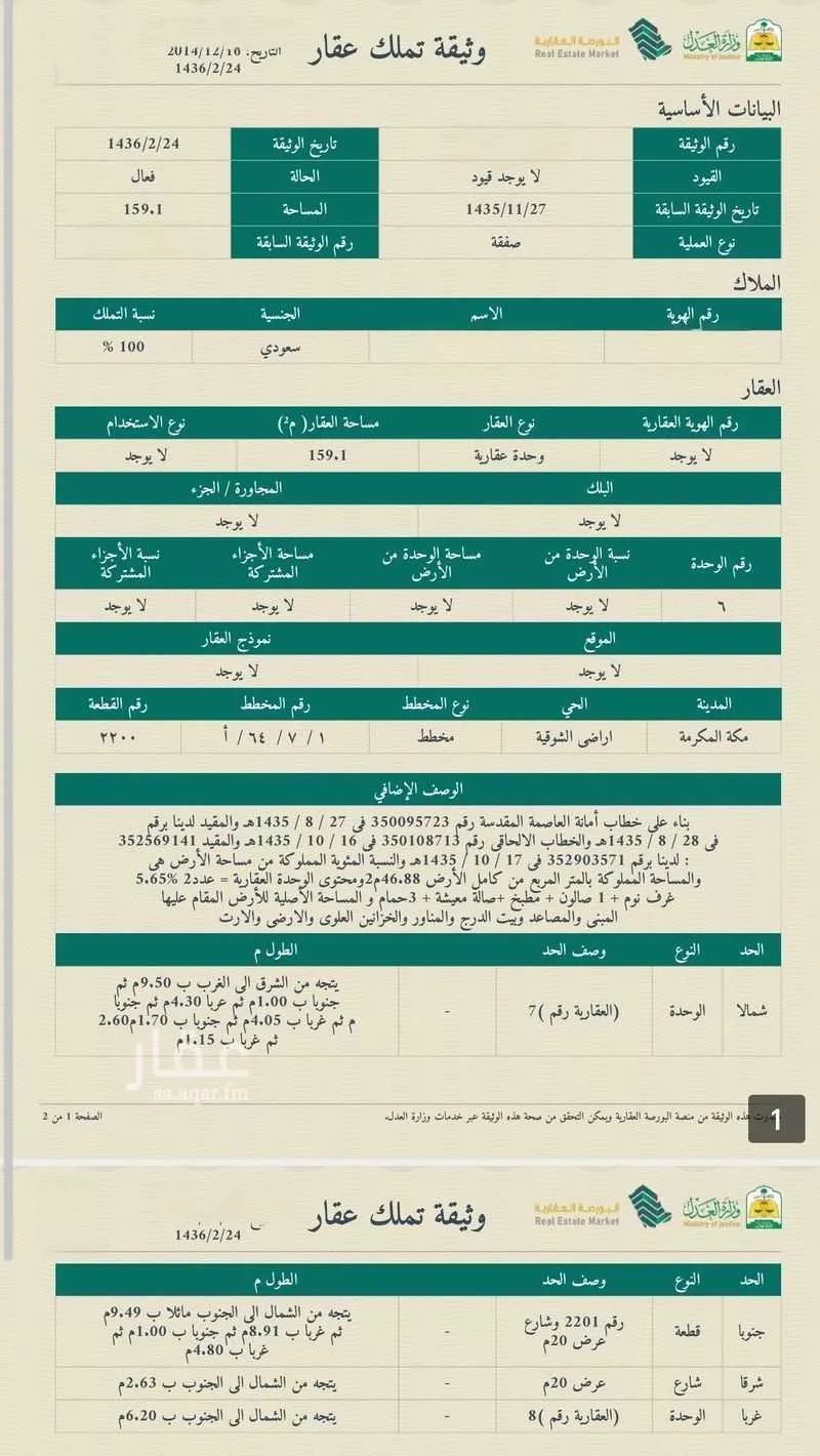 شقة 3 غرف في الشوقية