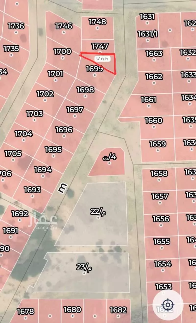 أرض 301 م² في العكيشية 1