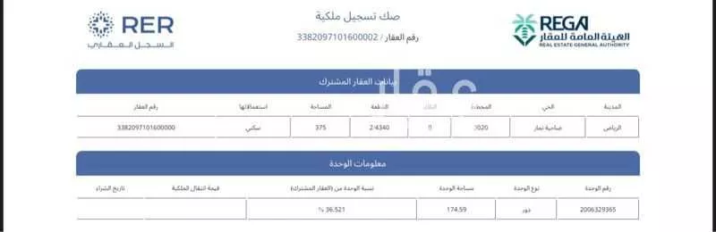 فيلا 5 غرف في ضاحية نمار 2