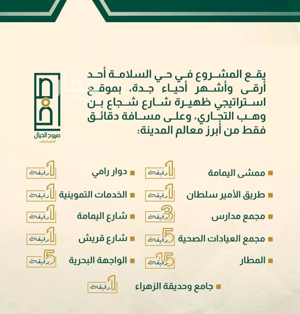 شقة 4 غرف في السلامة 3