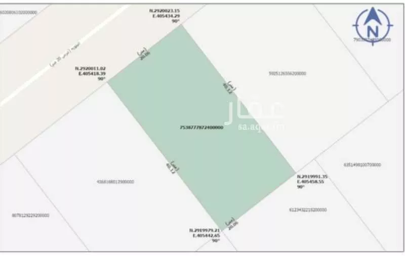 أرض 800 م² في الفيصلية 2