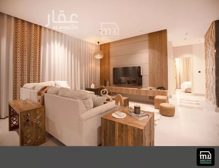 شقة 3 غرف في النرجس 5