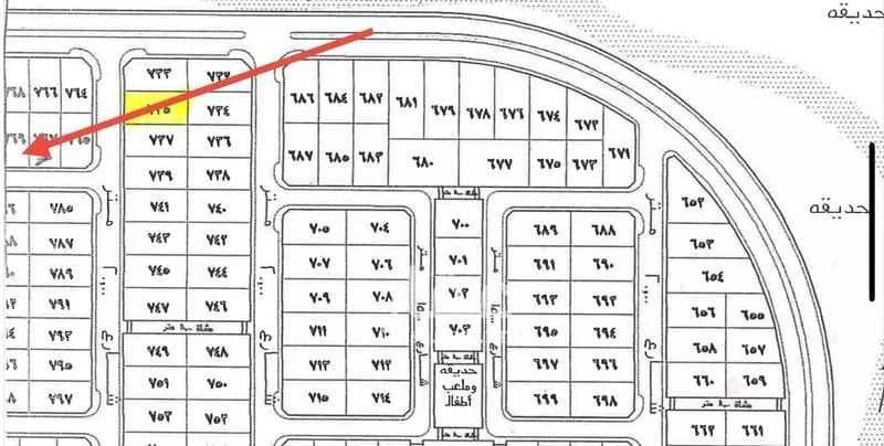 أرض 800 م² في الجصة 6