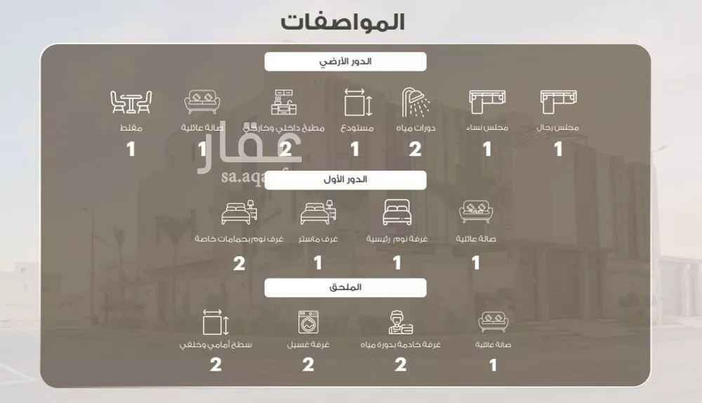 فيلا 8 غرف في الشراع 14