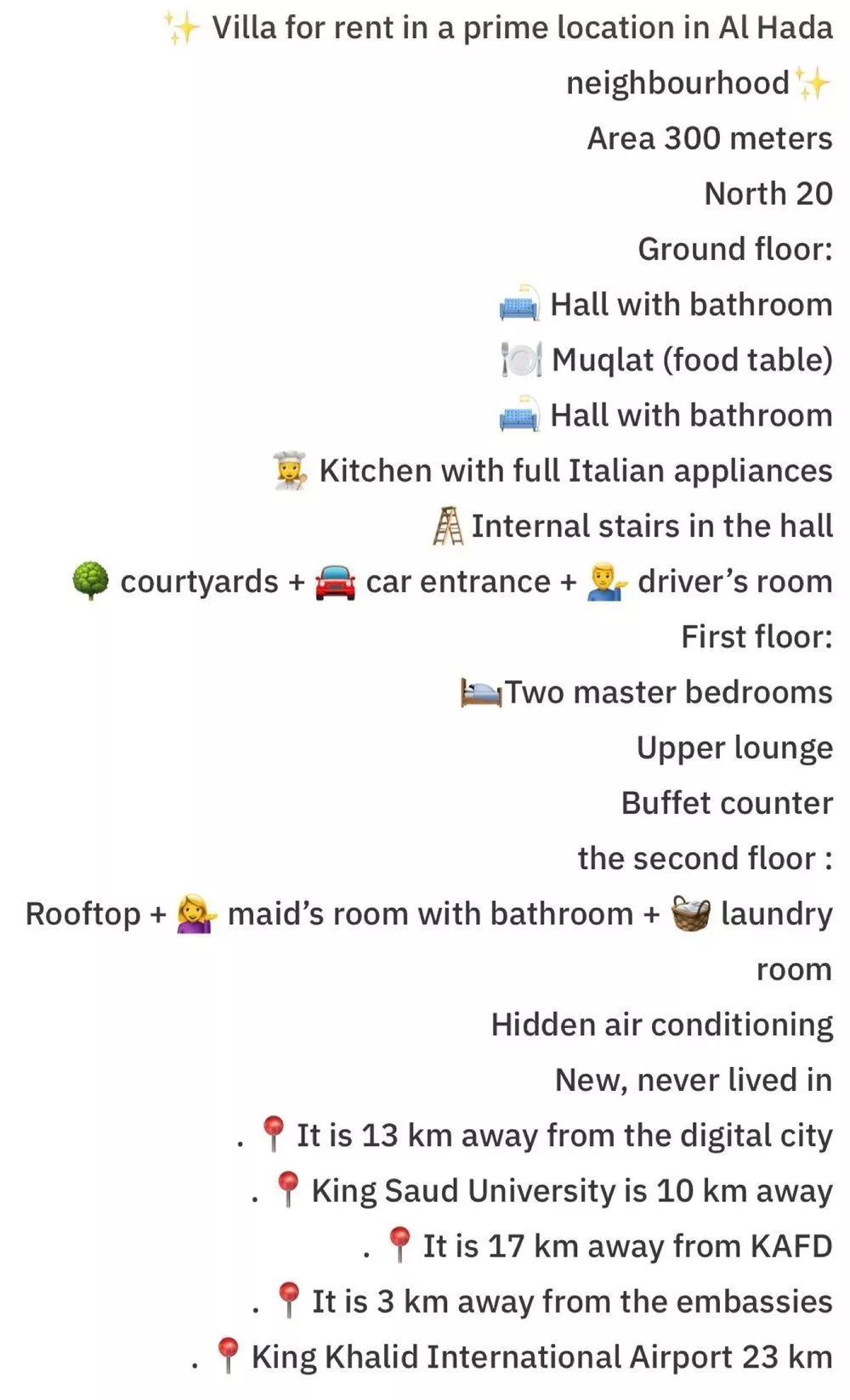 فيلا 3 غرف في الهدا 28