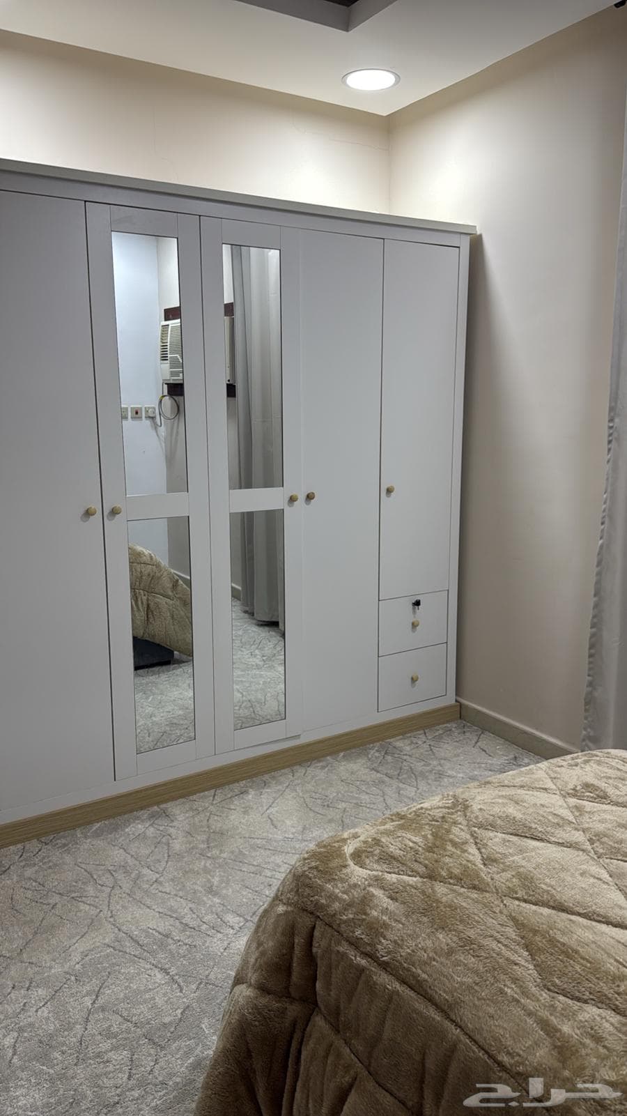 شقة 2 غرف في النور 17