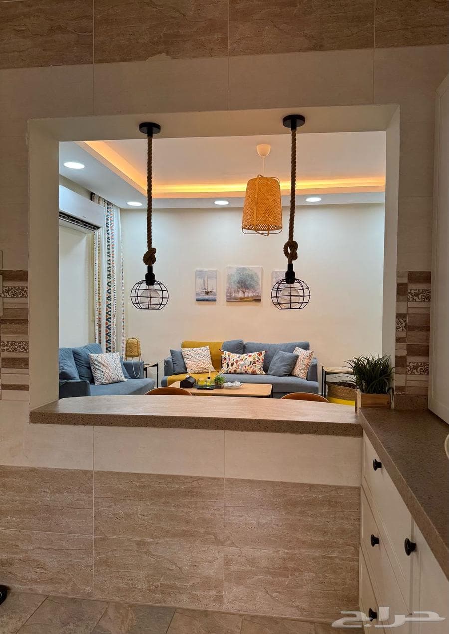 شقة 2 غرف في النور 6