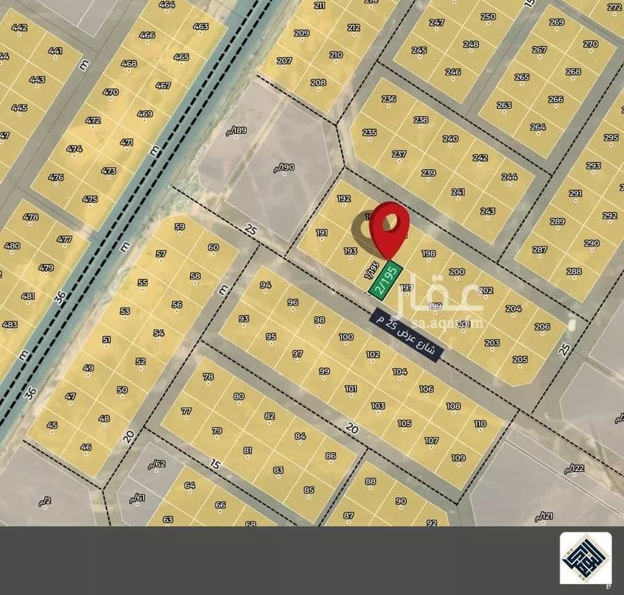 أرض 375 م² في بنبان 2