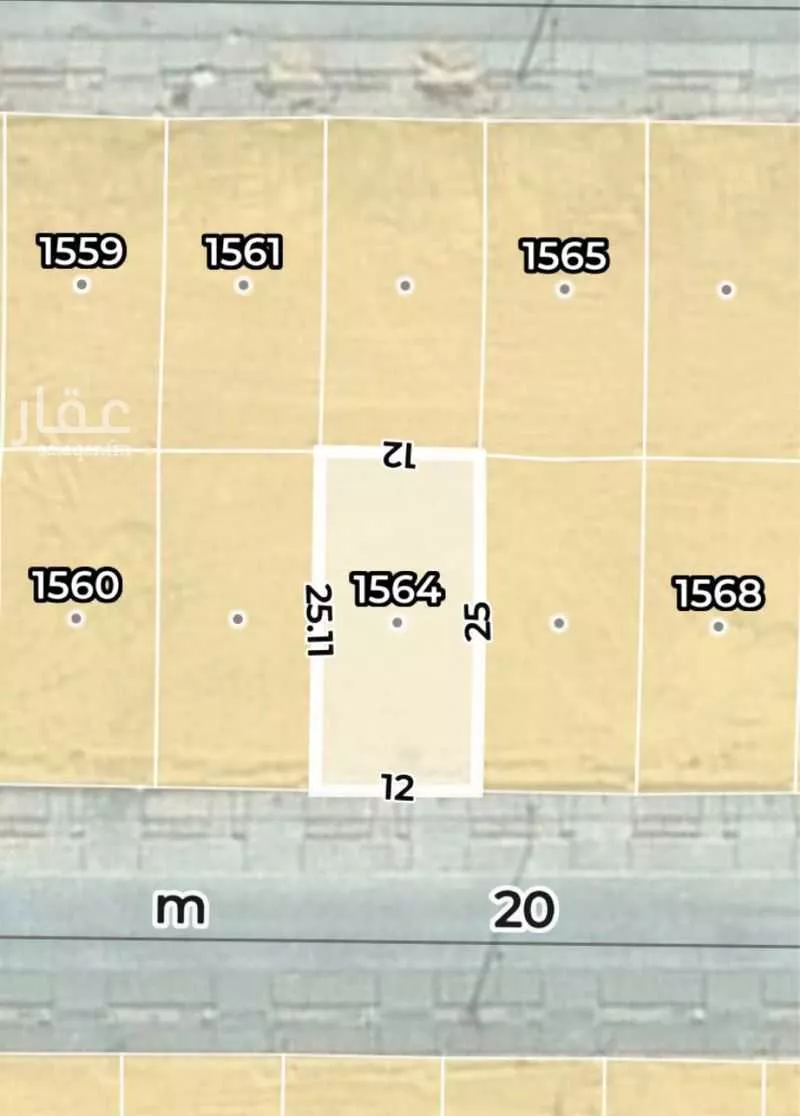 300 sqm land in Ash Sharq 2